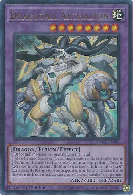 Dracotail Arthalion [JUSH-EN006] Ultra Rare | Good Games Adelaide SA
