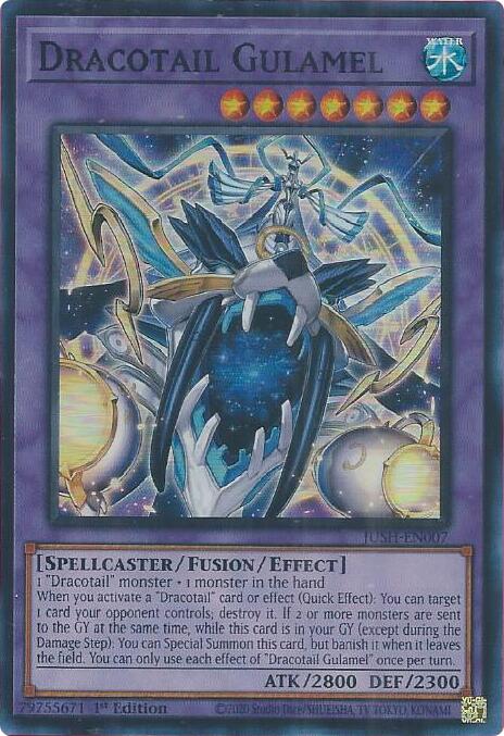 Dracotail Gulamel (Super Rare) [JUSH-EN007] Super Rare | Good Games Adelaide SA