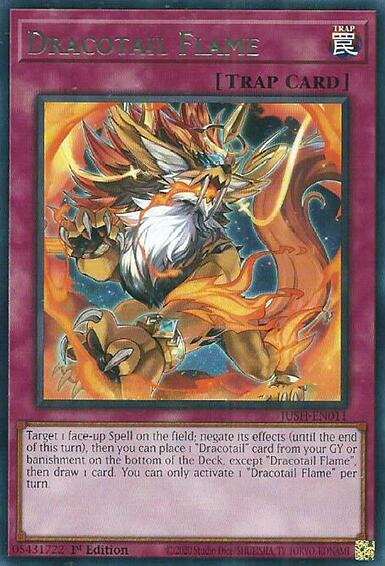 Dracotail Flame [JUSH-EN011] Rare | Good Games Adelaide SA