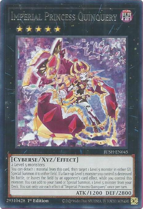 Imperial Princess Quinquery [JUSH-EN045] Rare | Good Games Adelaide SA