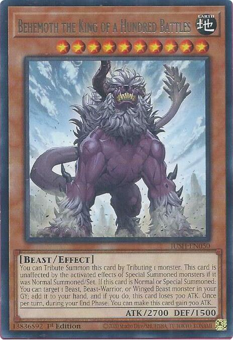 Behemoth the King of a Hundred Battles [JUSH-EN050] Rare | Good Games Adelaide SA