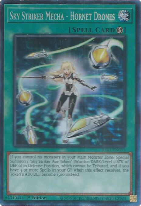 Sky Striker Mecha - Hornet Drones (CR) [JUSH-EN053] Collector's Rare | Good Games Adelaide SA