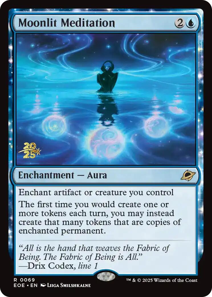 Moonlit Meditation [Edge of Eternities Prerelease Promos] | Good Games Adelaide SA