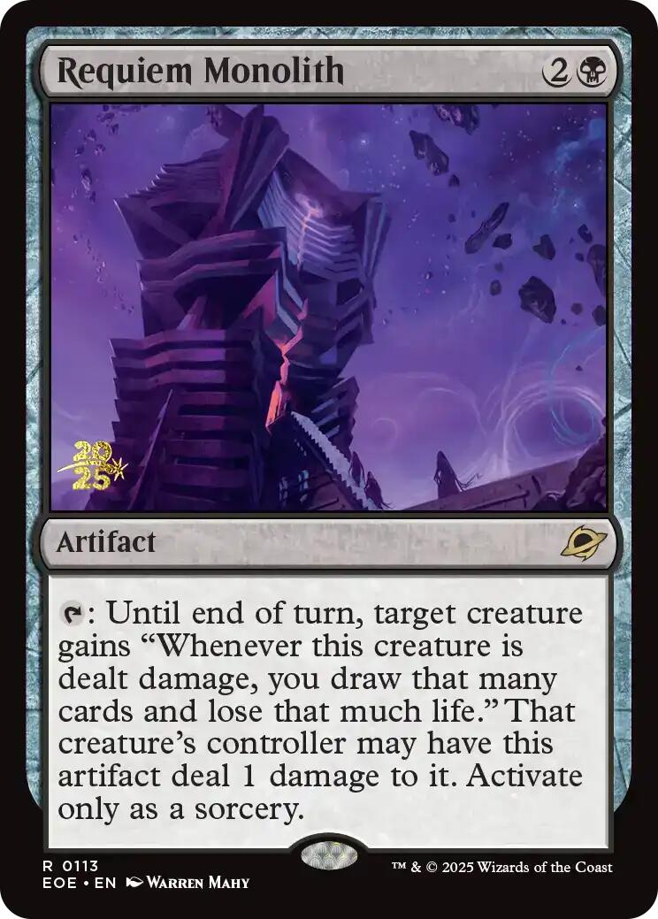 Requiem Monolith [Edge of Eternities Prerelease Promos] | Good Games Adelaide SA