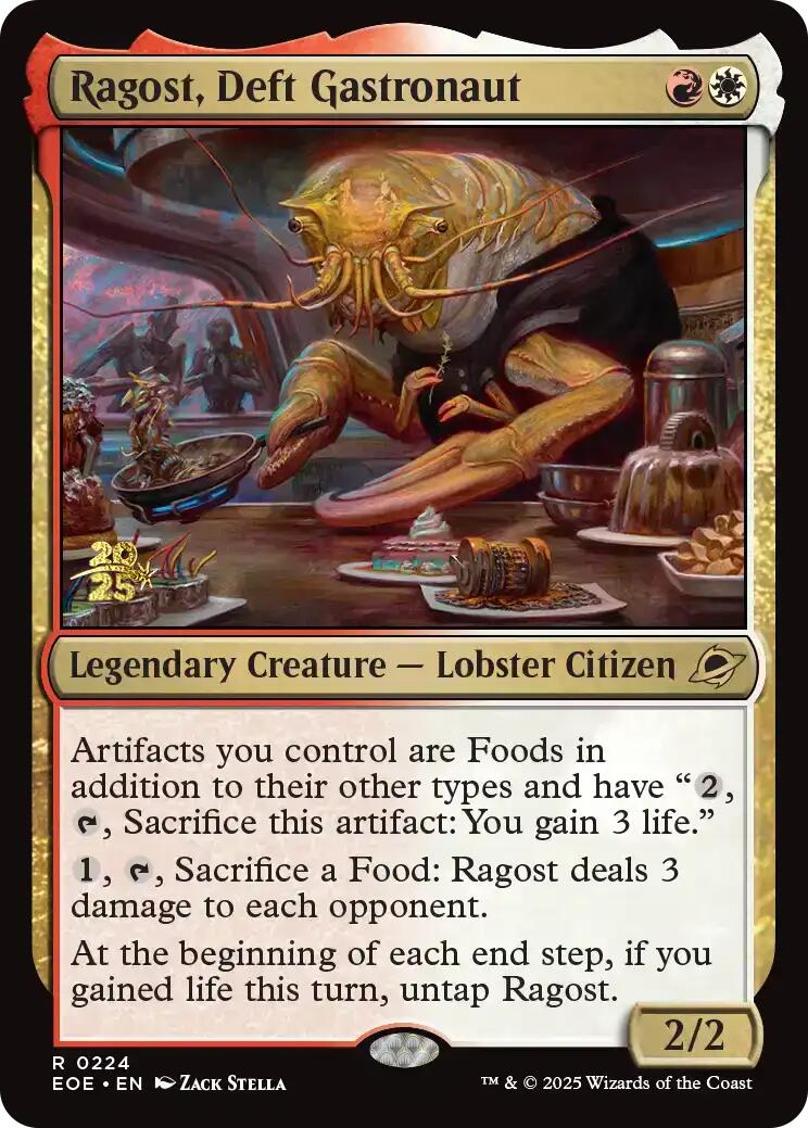Ragost, Deft Gastronaut [Edge of Eternities Prerelease Promos] | Good Games Adelaide SA