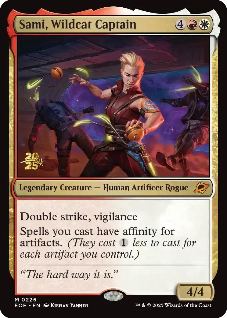 Sami, Wildcat Captain [Edge of Eternities Prerelease Promos] | Good Games Adelaide SA