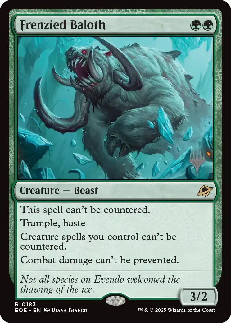 Frenzied Baloth [Edge of Eternities Promo Pack] | Good Games Adelaide SA
