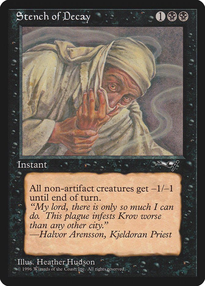 Stench of Decay (Covering Mouth) [Alliances] | Good Games Adelaide SA