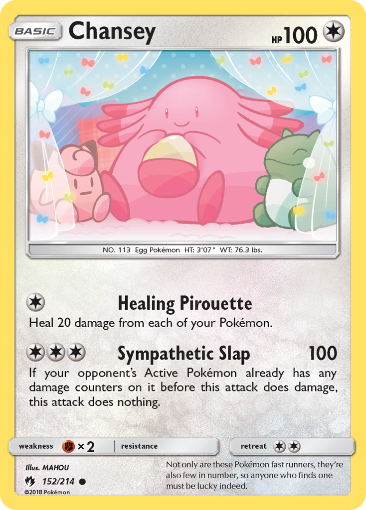 Chansey (152/214) [Sun & Moon: Lost Thunder] | Good Games Adelaide SA