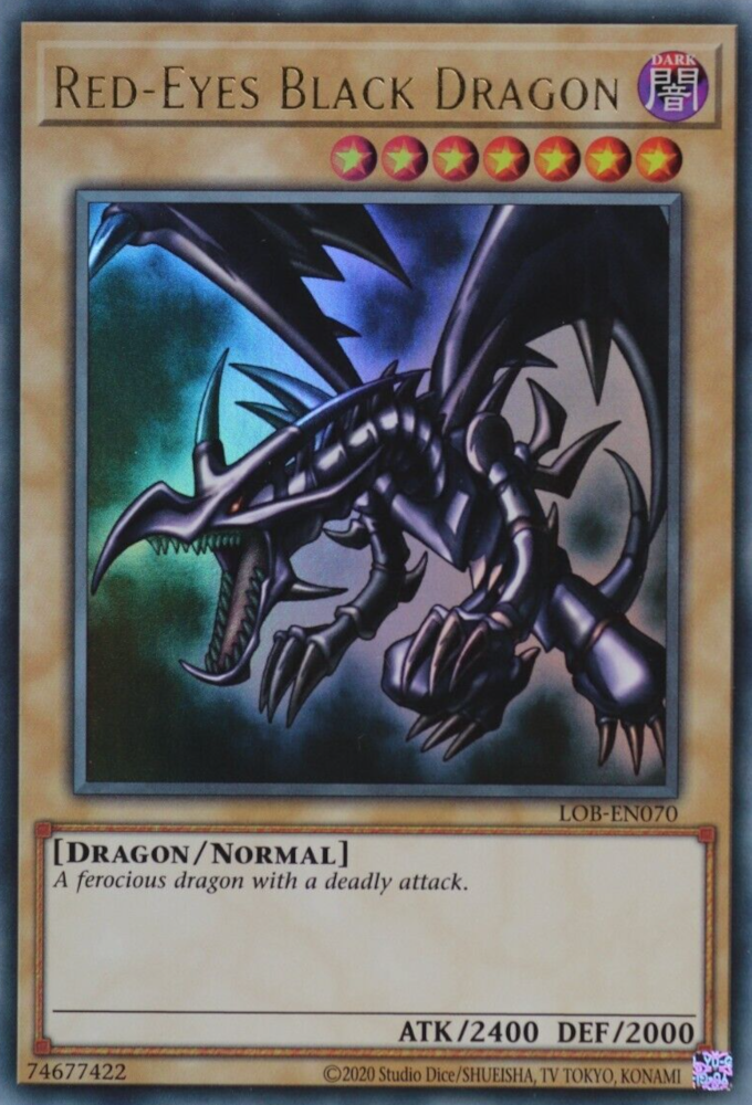 Red-Eyes Black Dragon (25th Anniversary) [LOB-EN070] Ultra Rare | Good Games Adelaide SA