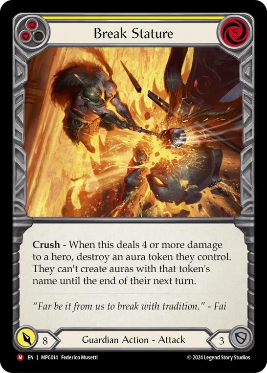 Break Stature [MPG014] (Mastery Pack Guardian)  Rainbow Foil | Good Games Adelaide SA
