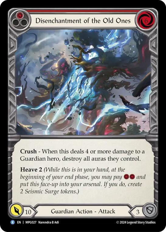 Disenchantment of the Old Ones [MPG027] (Mastery Pack Guardian)  Rainbow Foil | Good Games Adelaide SA