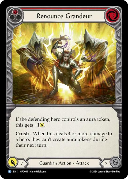 Renounce Grandeur [MPG034] (Mastery Pack Guardian)  Rainbow Foil | Good Games Adelaide SA
