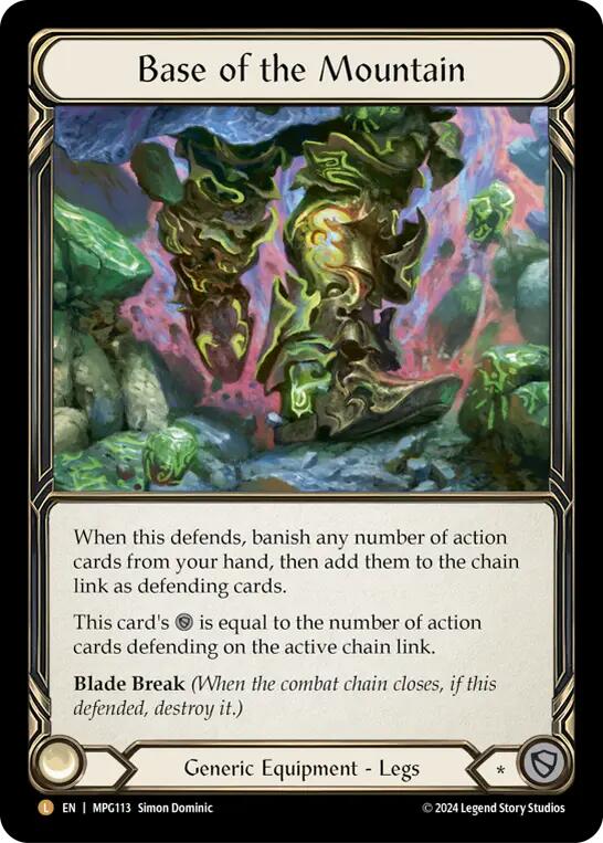 Base of the Mountain [MPG113] (Mastery Pack Guardian)  Rainbow Foil | Good Games Adelaide SA