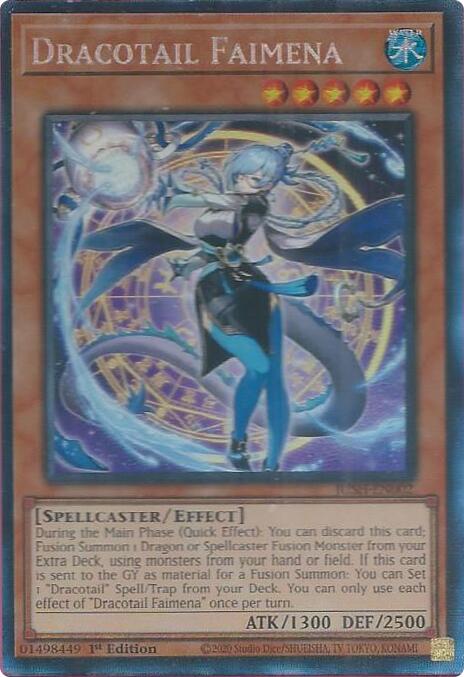 Dracotail Faimena (CR) [JUSH-EN002] Collector's Rare | Good Games Adelaide SA