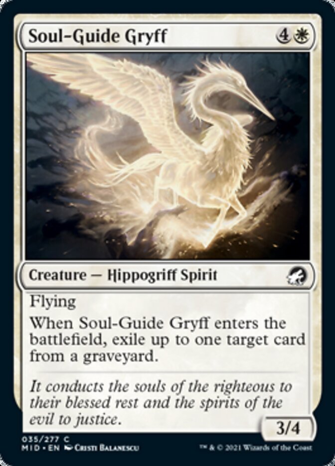Soul-Guide Gryff [Innistrad: Midnight Hunt] | Good Games Adelaide SA