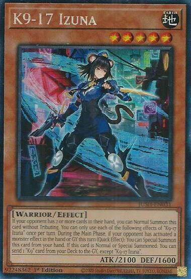 K9-17 Izuna (CR) [JUSH-EN031] Collector's Rare | Good Games Adelaide SA