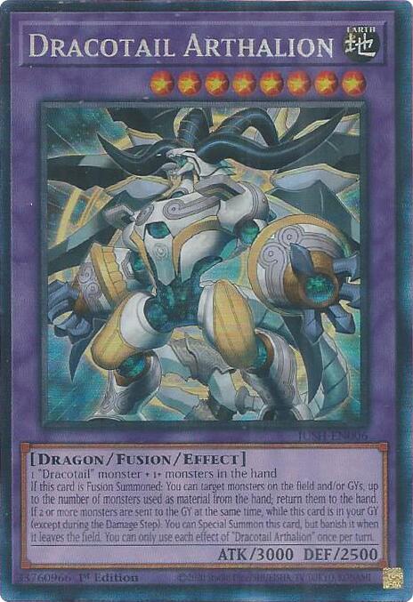 Dracotail Arthalion (CR) [JUSH-EN006] Collector's Rare | Good Games Adelaide SA