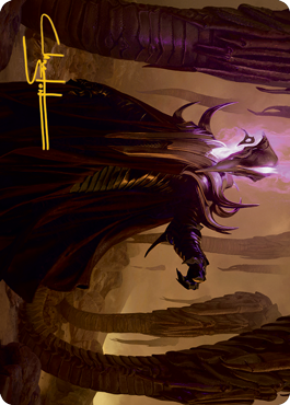 Extus, Oriq Overlord Art Card (Gold-Stamped Signature) [Strixhaven: School of Mages Art Series] | Good Games Adelaide SA
