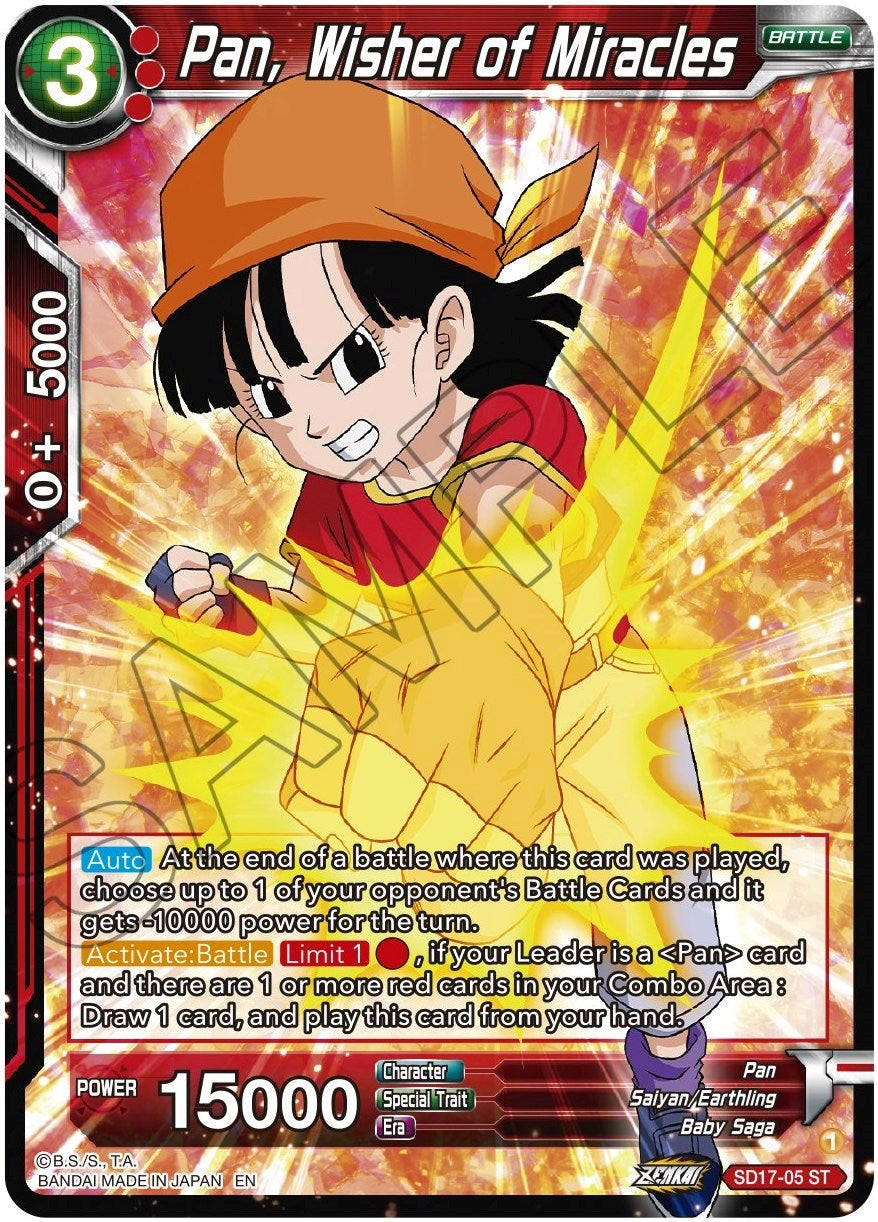 Pan, Wisher of Miracles (SD17-05) [Dawn of the Z-Legends] | Good Games Adelaide SA