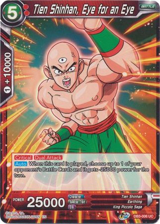 Tien Shinhan, Eye for an Eye [DB3-006] | Good Games Adelaide SA