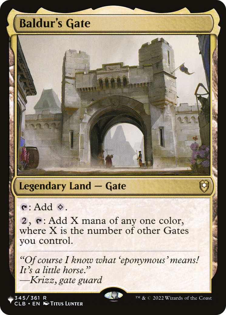 Baldur's Gate [The List] | Good Games Adelaide SA