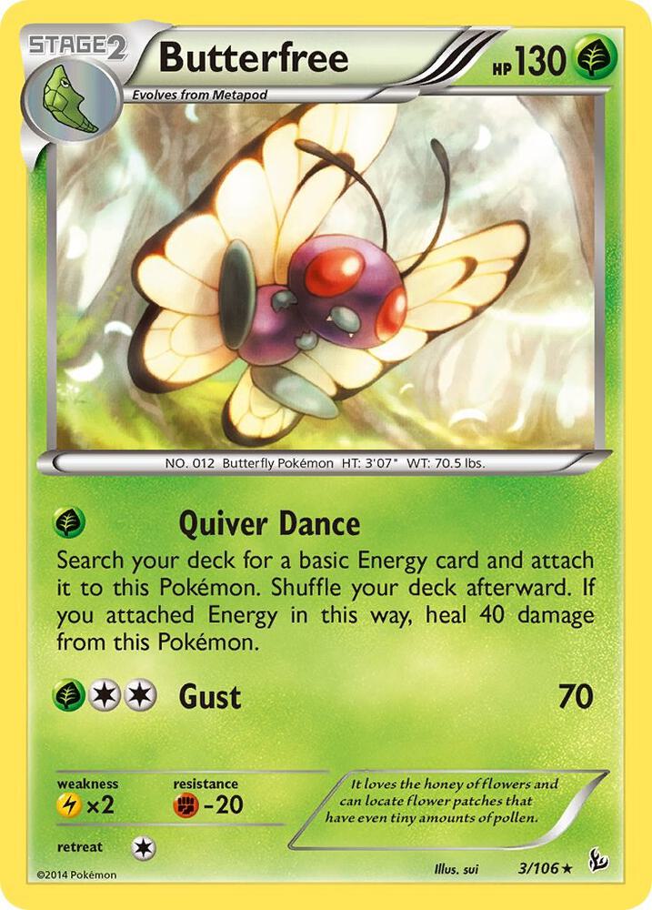 Butterfree 3/106 (XY - Flashfire)  | Good Games Adelaide SA