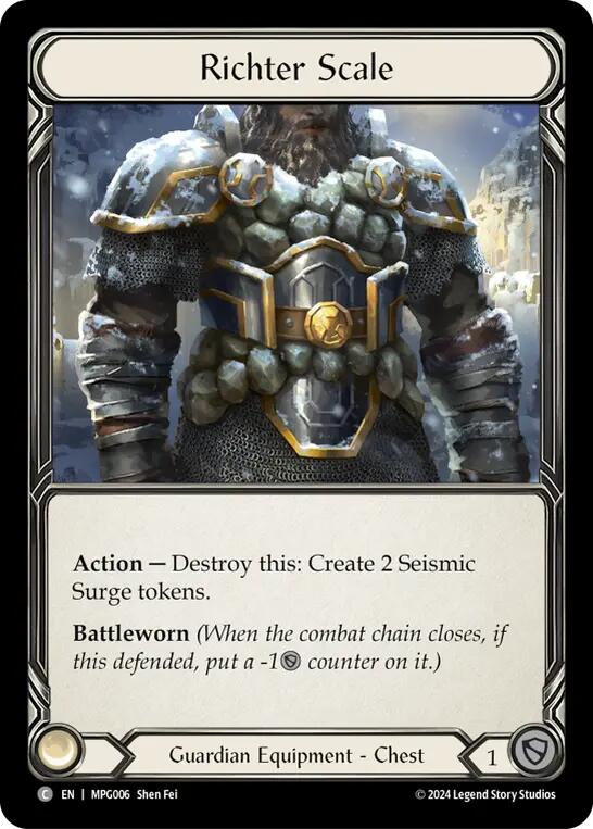 Richter Scale [MPG006] (Mastery Pack Guardian)  Cold Foil | Good Games Adelaide SA