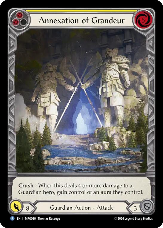 Annexation of Grandeur (Extended Art) [MPG030] (Mastery Pack Guardian)  Rainbow Foil | Good Games Adelaide SA