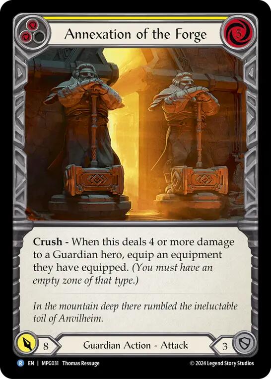 Annexation of the Forge [MPG031] (Mastery Pack Guardian) | Good Games Adelaide SA