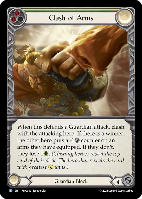 Clash of Arms [MPG049] (Mastery Pack Guardian)  Rainbow Foil | Good Games Adelaide SA