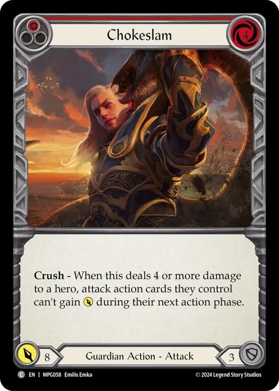 Chokeslam (Red) [MPG058] (Mastery Pack Guardian) | Good Games Adelaide SA