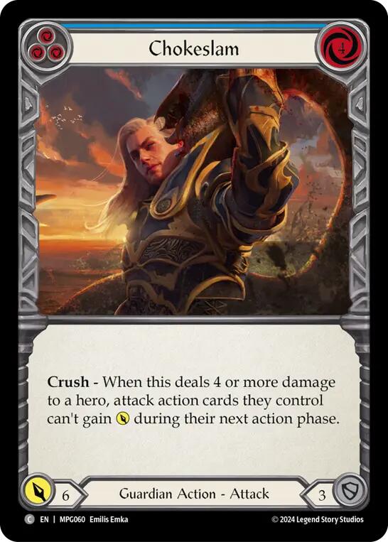 Chokeslam (Blue) [MPG060] (Mastery Pack Guardian) | Good Games Adelaide SA