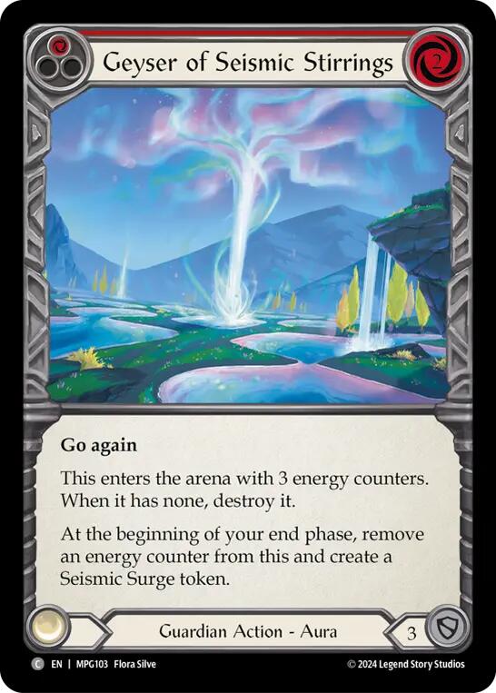 Geyser of Seismic Stirrings (Red) [MPG103] (Mastery Pack Guardian) | Good Games Adelaide SA