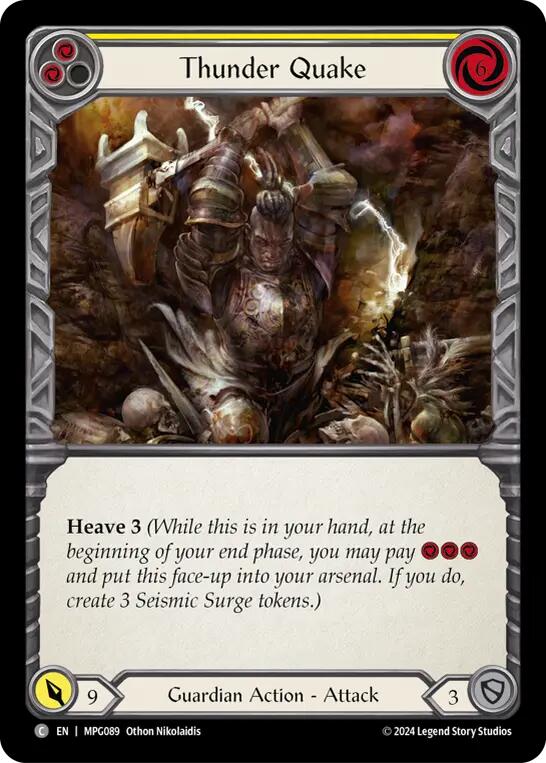 Thunder Quake (Yellow) [MPG089] (Mastery Pack Guardian) | Good Games Adelaide SA