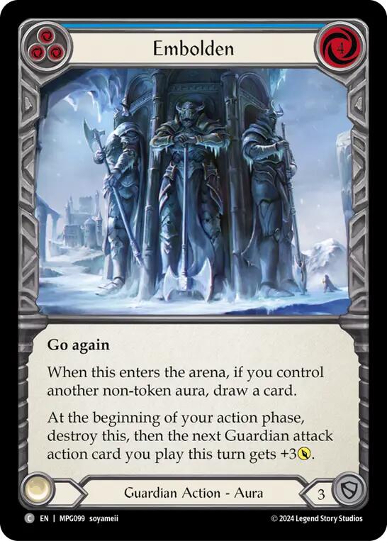 Embolden (Blue) [MPG099] (Mastery Pack Guardian) | Good Games Adelaide SA