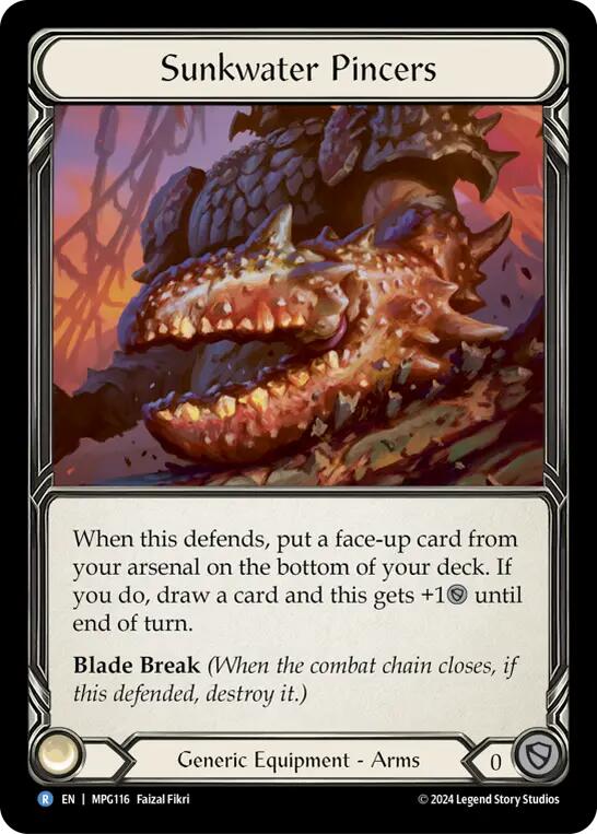 Sunkwater Pincers [MPG116] (Mastery Pack Guardian) | Good Games Adelaide SA