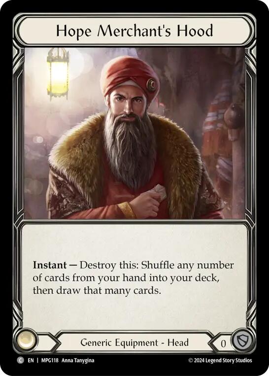 Hope Merchant's Hood [MPG118] (Mastery Pack Guardian) | Good Games Adelaide SA