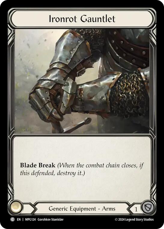 Ironrot Gauntlet [MPG124] (Mastery Pack Guardian) | Good Games Adelaide SA