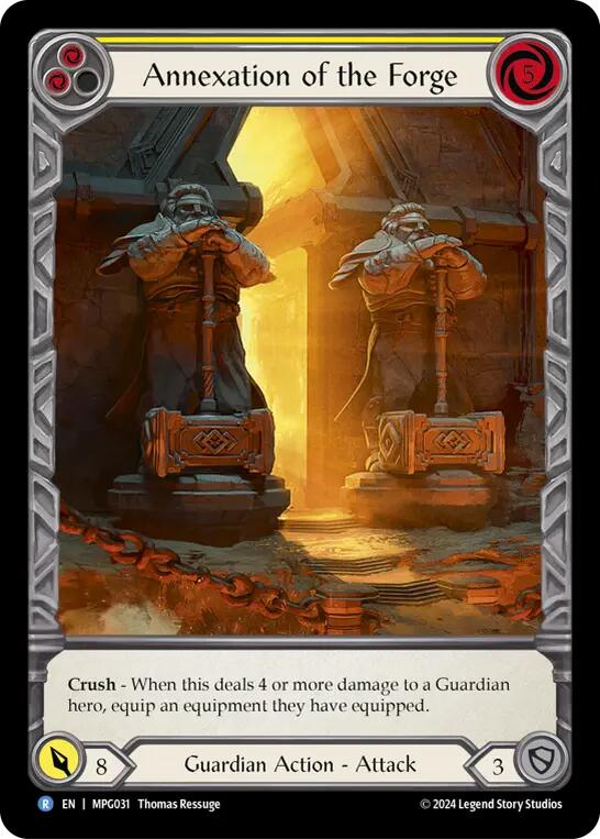 Annexation of the Forge (Extended Art) [MPG031] (Mastery Pack Guardian)  Rainbow Foil | Good Games Adelaide SA