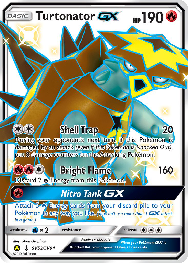 Turtonator GX (SV52/SV94) [Sun & Moon: Hidden Fates - Shiny Vault] | Good Games Adelaide SA