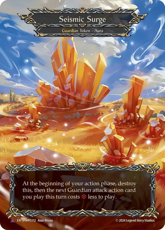 Seismic Surge (Crystal) (Marvel) [MPG112] (Mastery Pack Guardian)  Cold Foil | Good Games Adelaide SA