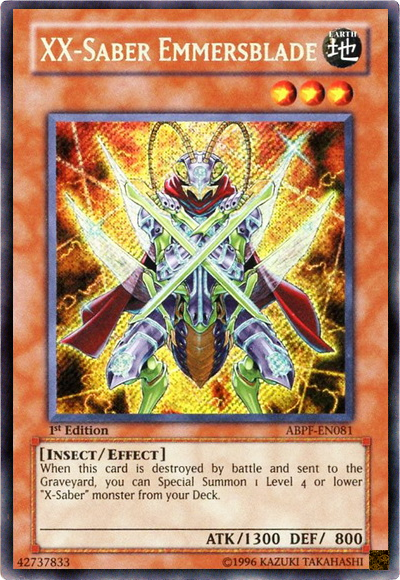 XX-Saber Emmersblade [ABPF-EN081] Secret Rare | Good Games Adelaide SA