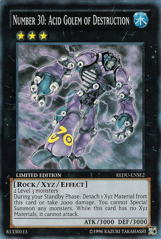 Number 30: Acid Golem of Destruction [REDU-ENSE2] Super Rare | Good Games Adelaide SA