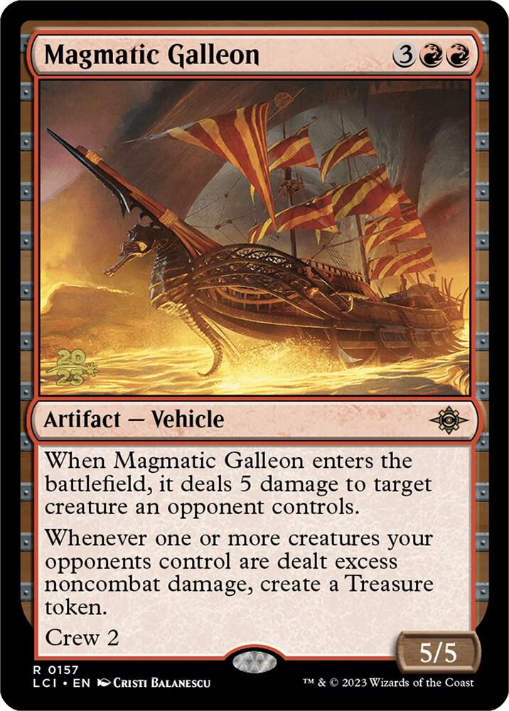 Magmatic Galleon 157 (Prerelease Cards)  - Foil | Good Games Adelaide SA