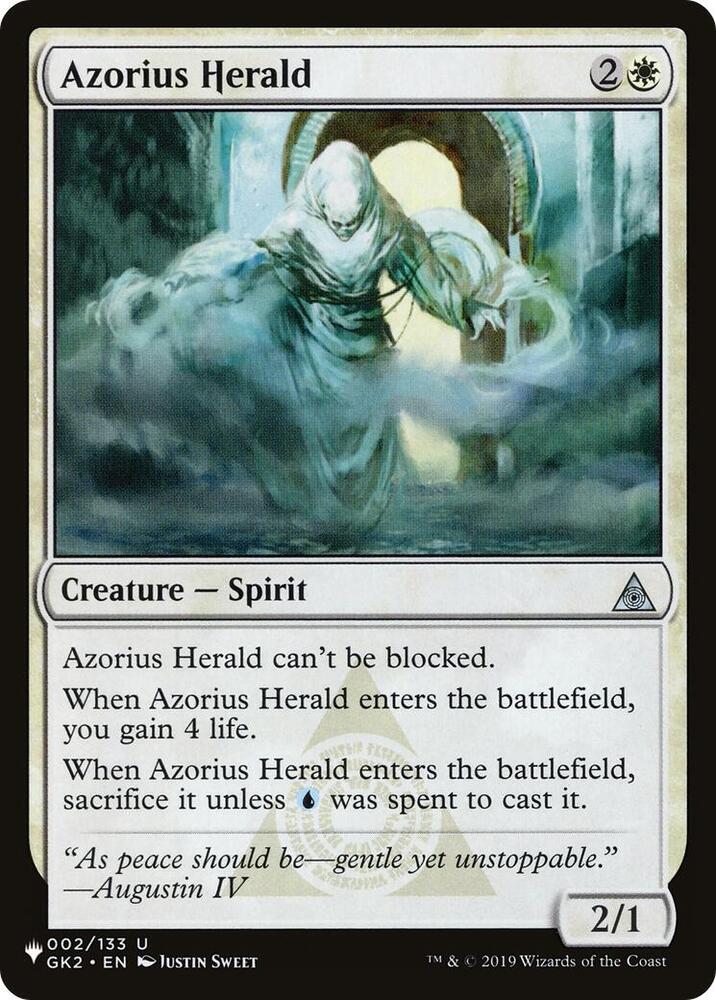 Azorius Herald 002/133 (The List Reprints)  | Good Games Adelaide SA