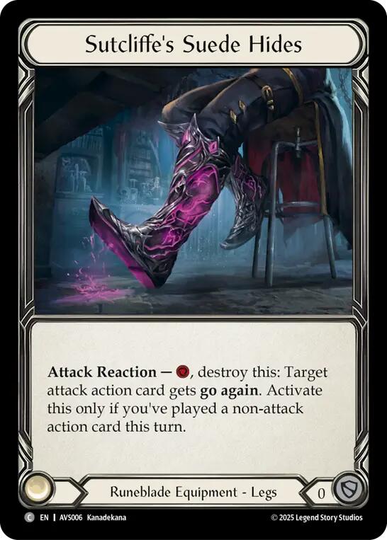 Sutcliffe's Suede Hides [AVS006] (Armory Deck: Legends Viserai) | Good Games Adelaide SA