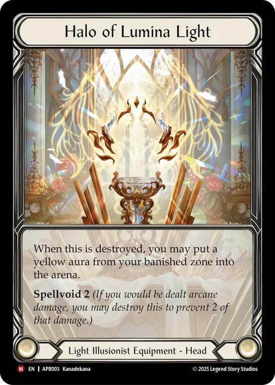 Halo of Lumina Light [APR003] (Armory Deck: Legends Prism)  Cold Foil | Good Games Adelaide SA