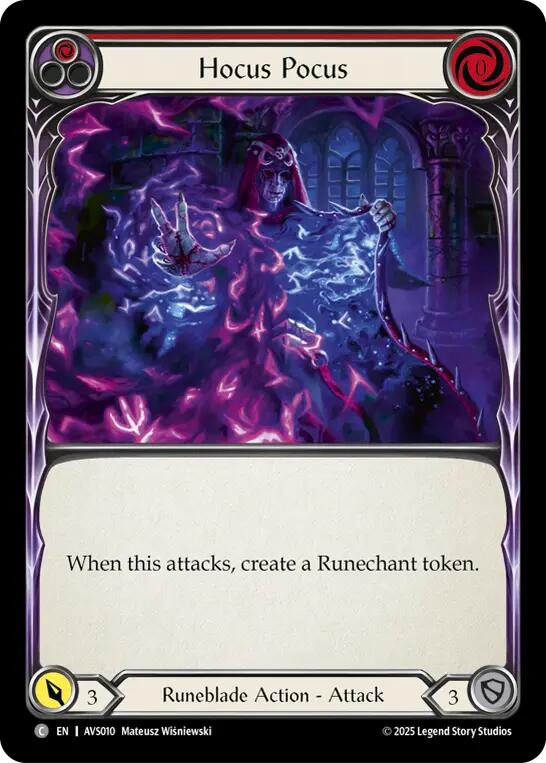 Hocus Pocus (Red) [AVS010] (Armory Deck: Legends Viserai) | Good Games Adelaide SA