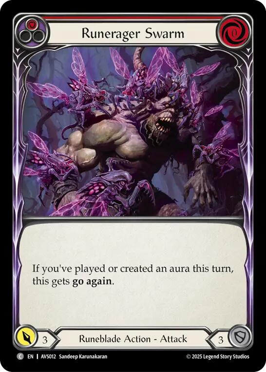 Runerager Swarm (Red) [AVS012] (Armory Deck: Legends Viserai) | Good Games Adelaide SA